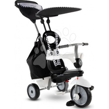 Smart Trike Vanilla Plus Black&White Classic TouchSteering ovládanie s gumenými kolesami a tlmičom 2 tašky