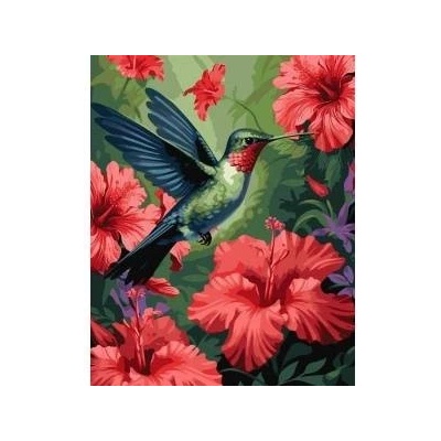 Ideyka Painting by numbers - In the garden of paradise 40x50cm