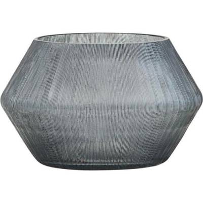 House Doctor Skleněný svícen Grey Light 13 cm