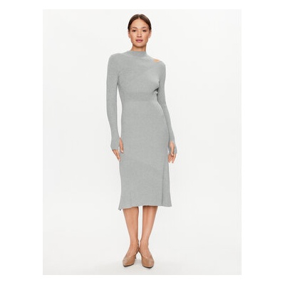 Calvin Klein Плетена рокля K20K205780 Сив Regular Fit (K20K205780)