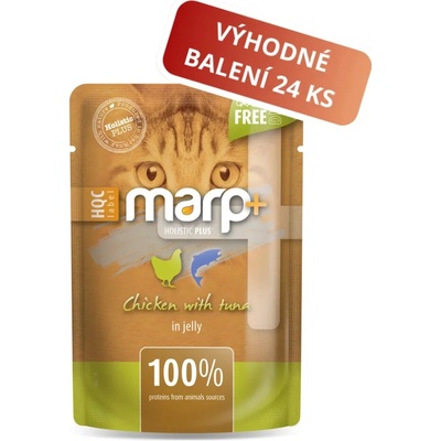 Marp Holistic+ Kura s tuniakom v želé 24 x 55 g