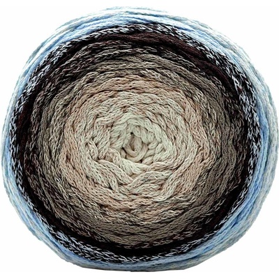 Chainy Cotton Cake ReTwisst 30 variace béžová, hnědá, světle modrá