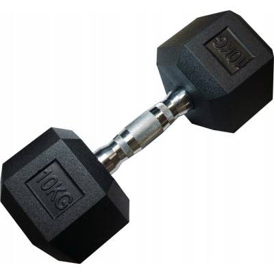 Kubisport Pogumovaná činka 1 x 10 kg 1 ks
