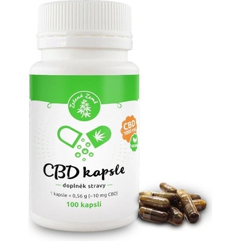 Zelená Země CBD kapsle 1000 mg 100 ks
