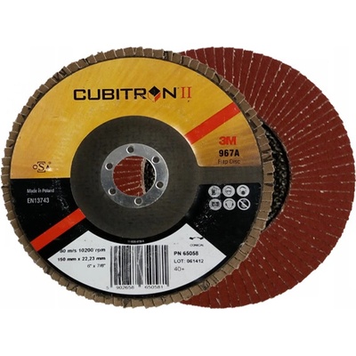 Kotúč lamelový 150mm zr. 40 3M CUBITRON II 967A (7100026188) 65057 oceľ/nerez