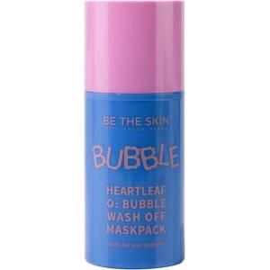 Be The Skin Heartleaf 02 Bubble Wash Off Maskpack - Маска с мехурчета за измиване на лице 50г