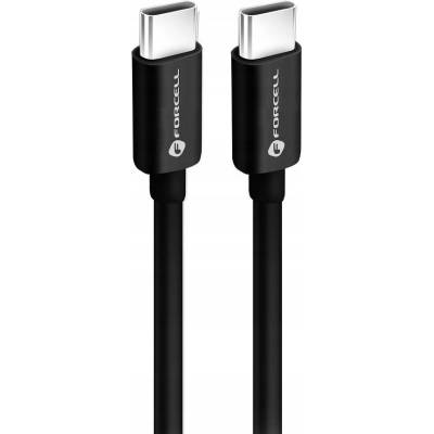 Forcell Кабел Forcell - F-Energy C338, USB-C/USB-C, 60W, 1 m, черен (5903396219641)