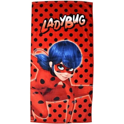 Stamion Plážová osuška Kouzelná Beruška Ladybug 70 x 140 cm