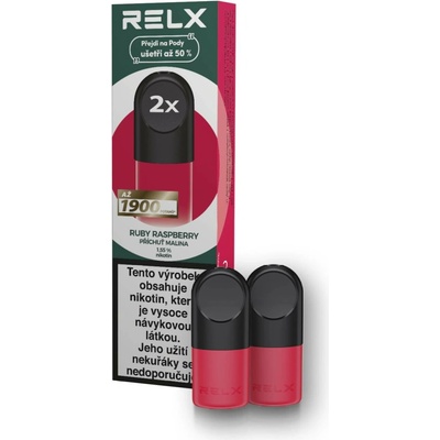 relx pod pro ruby raspberry náhradní – 2ks od 189 Kč Flavors:BLUEBERRY PINEAPPLE KIWI Blue Rancher B-pop Blue cloud smoke &