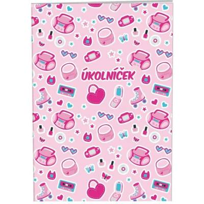 Helma 365 Úkolníček A6 Pinky