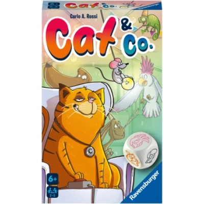Ravensburger 20964- Cat & Co. - Würfel-Merkspiel, Spiel für Kinder ab 6 Jahren - Gesellschaftspiel geeignet für 2-5 Spieler (Carlo A. Rossi)(Hra)