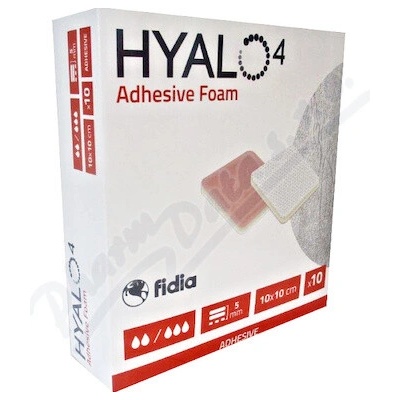 Hyalo4 Silic.Adhes.Non-Border Foam Dres. 10 x 10 10 ks