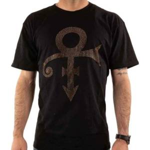 Prince Gold Symbol (Embellished) Black L Риза (PRINTS42MB03)