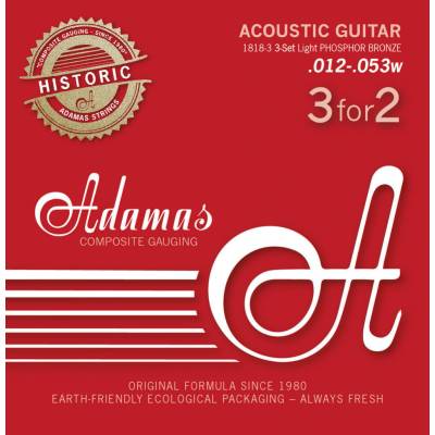 Adamas Phosphor Bronze Historic Reissue Light .012 1818-3