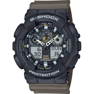 G-Shock Мъжки часовник GA-100TU-1A3ER (GA-100TU-1A3ER)
