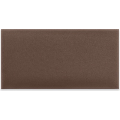 Čalouněný nástěnný panel Intesi hnědý 80x20 cm velurový do ložnice