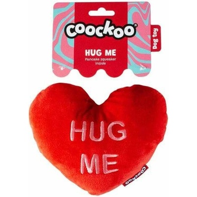 Coockoo plyšové pískacie srdce 18 x 14 x 6 cm