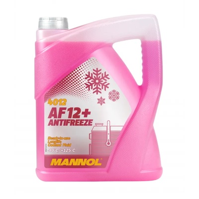 MANNOL Червен антифриз готов за употреба Mannol Antifreeze AF12+ (-40 °C) Longlife 4012 5 L (4012)