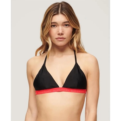 Superdry Triangle Elastic bikini top - Black (Black)
