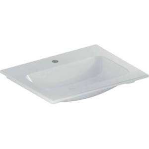 Geberit iCon - Умивалник за мебели 60x48x13 см, без преливник, с отвор за кранче, бял 501.843. 00.1 (501.843.00.1)