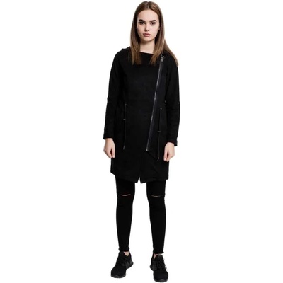 Urban classics Анорак Urban classics imitation Suede parka - Black (Black)