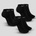 GymBeam Чорапи Ankle Socks 3Pack Black M