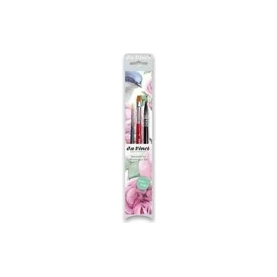 da Vinci Sada štětců Botanical Art Synthetics souprava, 3 ks