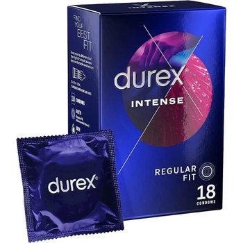 Durex 18 бр. Релефни презервативи Durex Intense