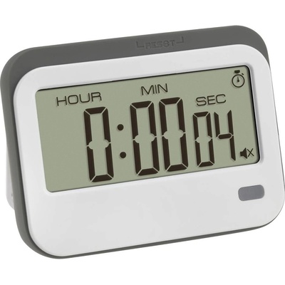 TFA Dostmann Digitaler Timer mit Stoppuhr und Wecker stopky (časovač) bílá, šedá digitální – Zboží Dáma