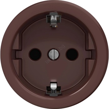 Kliklap - Ретро розетка за дома без рамка SCHUKO 230V/16A, кафява (KA0109)