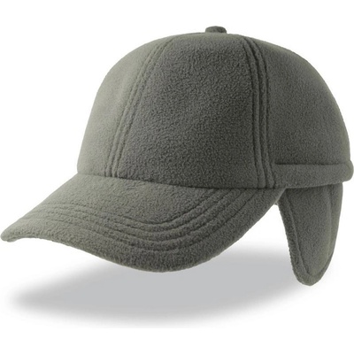 Atlantis Headwear Snow Flap Stopper-S s ochranou uší 6 panelová baseballová COT-33025867099 Šedá tmavá