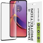 Techsuit Протектор за Motorola Moto G84 - 111D Full Cover / Full Glue Glass - черен