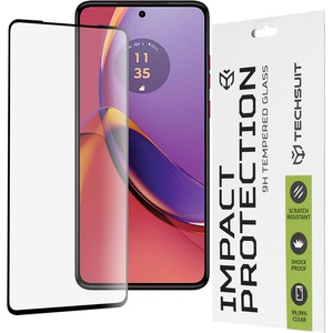 Techsuit Протектор за Motorola Moto G84 - 111D Full Cover / Full Glue Glass - черен