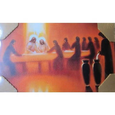 Obraz na dreve: Kána Galilejská (43 x 27)