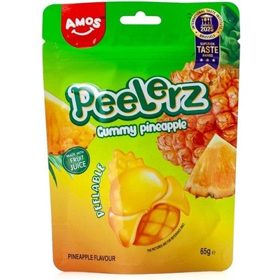 Amos Peelerz želé bonbóny s příchutí ananasu 65 g