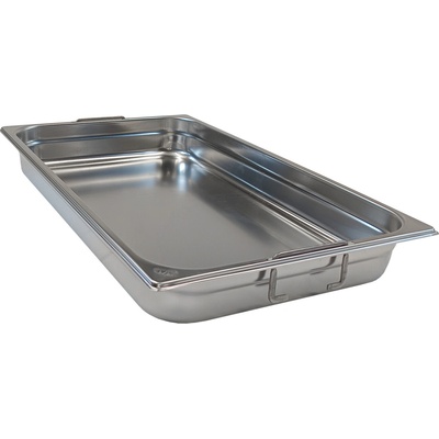REDFOX Gastronádoba GN 1/1 s výškou 65 mm a zasouvacími uchy, nerezová