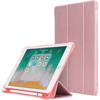 GKK Защитен Калъф за iPad Air 2/ Pro 9.7", Trifold Leather Case, Розов (5901011133323)