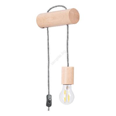 SL. 1644 - Аплик NIMBI 1xE27/15W/230V бук (SLX1326)