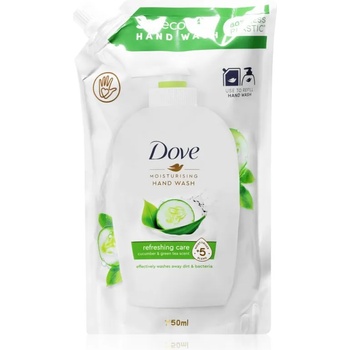 Dove Refreshing Care течен сапун за ръце пълнител Cucumber & Green Tea 750ml