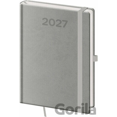 Helma A5 Denní 2027 Print Pop šedý