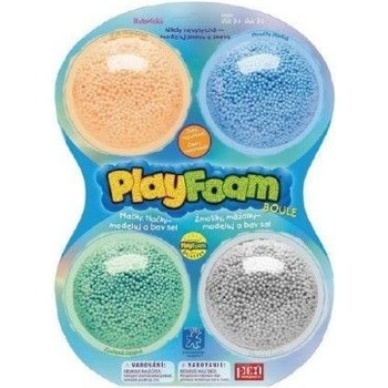 PEXI PlayFoam Modelína/Plastelína kuličková 4 barvy na kartě