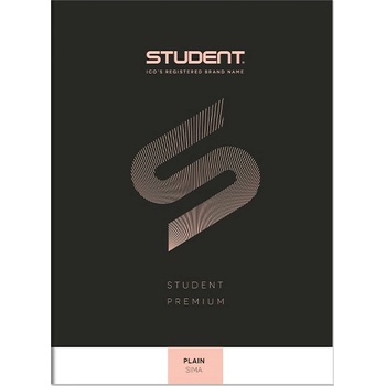 ICO Тетрадка обикновена ICO Student Black Premium A/4 32 страници 7500107004 (7500107004)