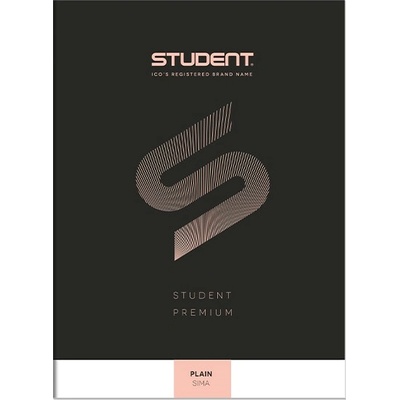 ICO Тетрадка обикновена ICO Student Black Premium A/4 32 страници 7500107004 (7500107004)