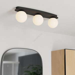 EGLO 902092 - LED плафон за баня CASTROVIDO 3xG9/4, 2W/230V IP44 черно (EG902092)