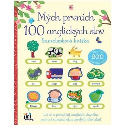 Samolepková knížka 100 anglických slov