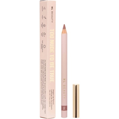 NL Beauty Дълготраен молив за устни с витамин Е, 06 Forever Nude, 1.5 g