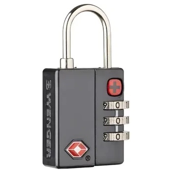 Image 1 of Wenger Катинар с трицифрен код Dialog Lock TSA, черен (604563)