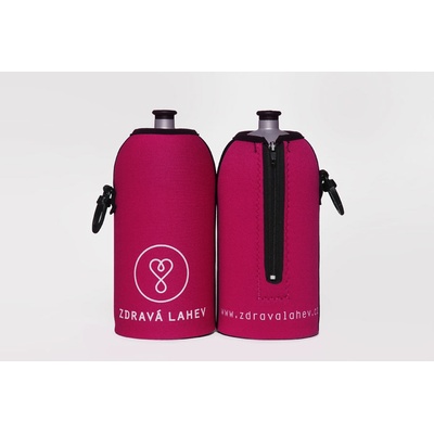 Zdravá lahev termoobal ružový-500 ml