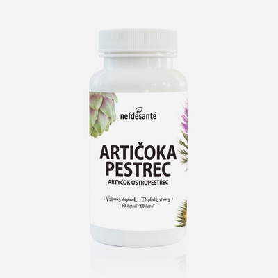 Nefdesanté Artičoka Pestrec 60 kapsúl