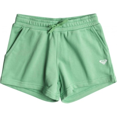Roxy dětské kraťasy Surf Feeling short Terry Zephyr Green zelená